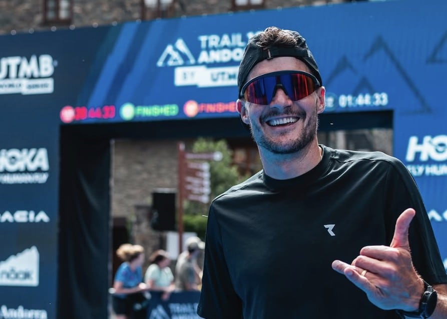 Instagram/ Jan Frodeno en la meta del Trail100 Andorra