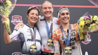 @ironmantri/ Pódium femenino en IRONMAN Lake Placid