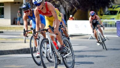 FETRi/ Imagen del ciclismo en un triatlón en Melilla