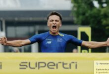 @supertri/ Alex Yee ganando en la Supertri de Toronto
