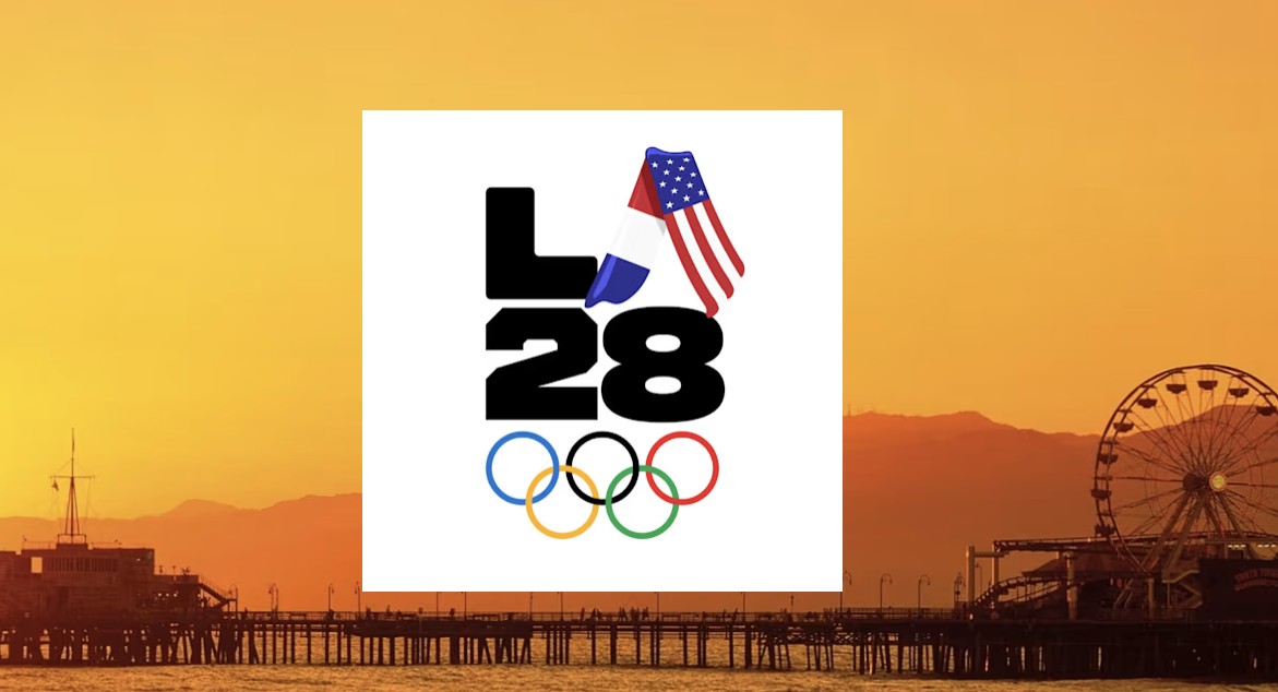 Logo de los juegos Olímpicos de Los Ángeles 2028