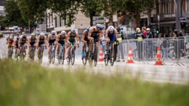 @triathlon.org/ Imagen del ciclismo en las WTCS Hamburgo