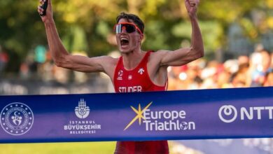 @europetriathlon/ Max Studer ganando en Estambul