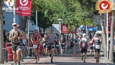 Imagen de la carrera a pie en el Challenge Peguera Mallorca