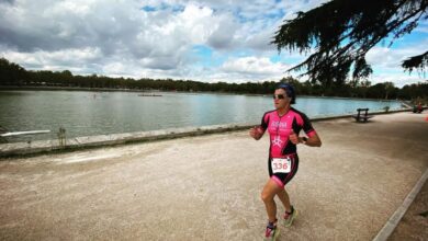 Instagram/ Una triatleta corriendo en el Half Madrid