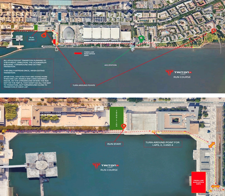 Cambios de última hora en el recorrido a pie del Triton 1 Lisboa