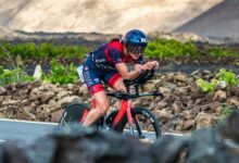 Imagen del ciclismo en el IRONMAN Lanzarote