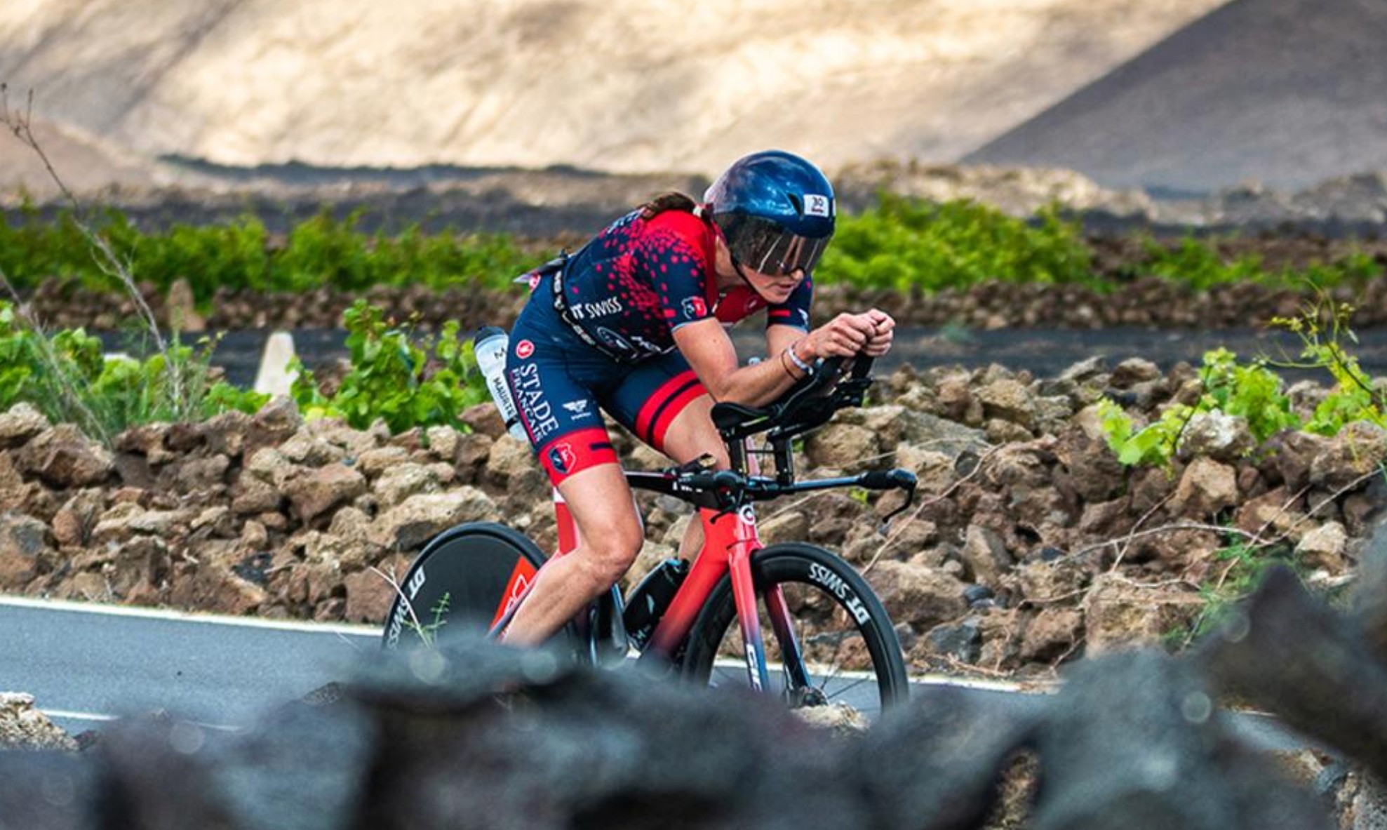 Imagen del ciclismo en el IRONMAN Lanzarote