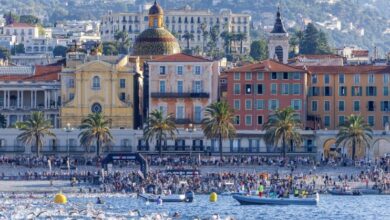 @gettyimages/ Imagen de la natación en Niza