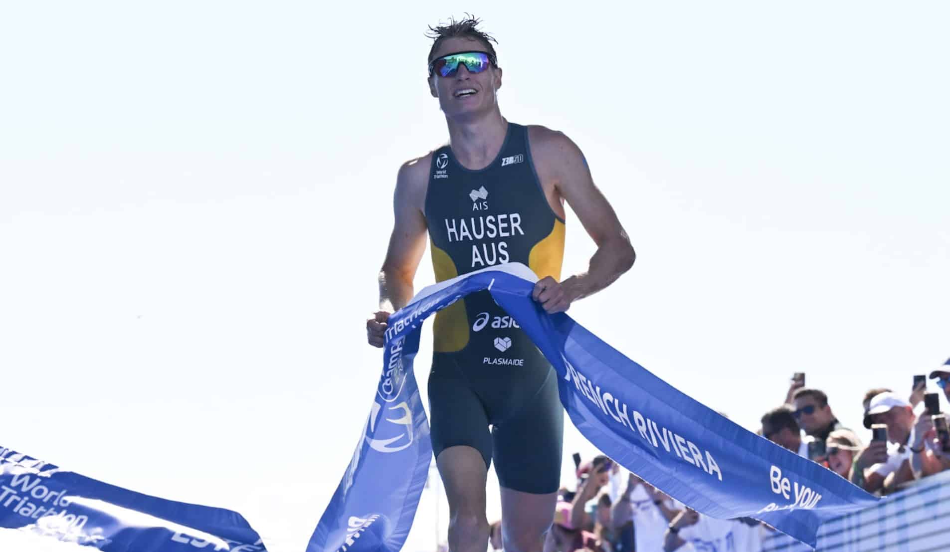 @worldtriathlon/Matt Hauser se impone en la Riviera