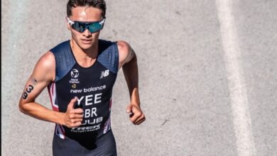 @worldtriathlon/ Imagen de Alex Yee en las WTCS