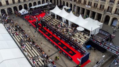 IRONMAN/ Imagen de la meta en Vitoria