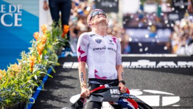 @gettyimages/ Casper Stornes ganando el Mundial IRONMAN de Niza