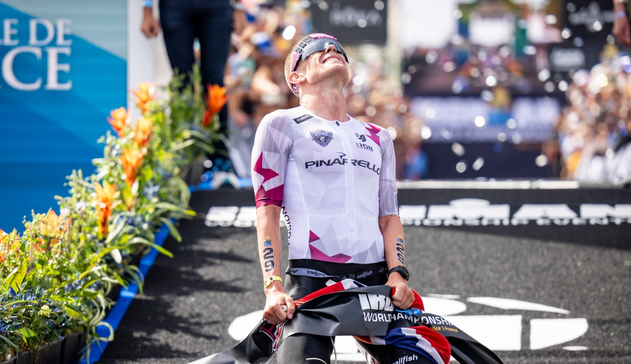 @gettyimages/ Casper Stornes ganando el Mundial IRONMAN de Niza