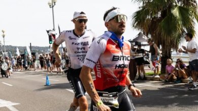 @ginesdiaz/ Imagen de Antonio Benito en el Mundial IRONMAN de Niza