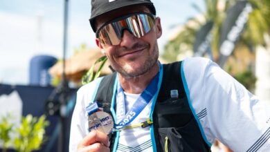 instagram/ Jan Frodeno con la medalla de Nice Côte d’Azur by UTMB