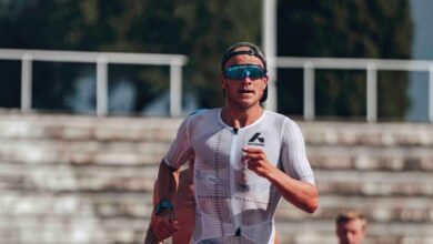 @jamesmitchell5/ Blummenfelt entrenando en pista