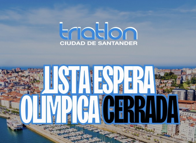 Triatlón Ciudad de Santander 2025: lista de espera cerrada en olímpica y última opción en media distancia