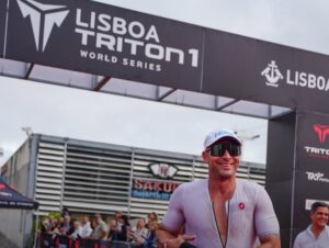 Imagen de la meta del TRITON 1 LIsboa