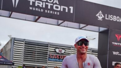 Imagen de la meta del TRITON 1 LIsboa
