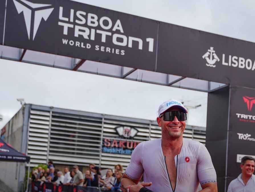 Imagen de la meta del TRITON 1 LIsboa