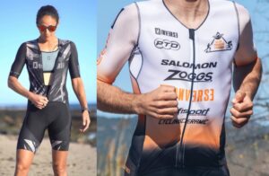 Imagen de monos de triatlón de 2 y una pieza