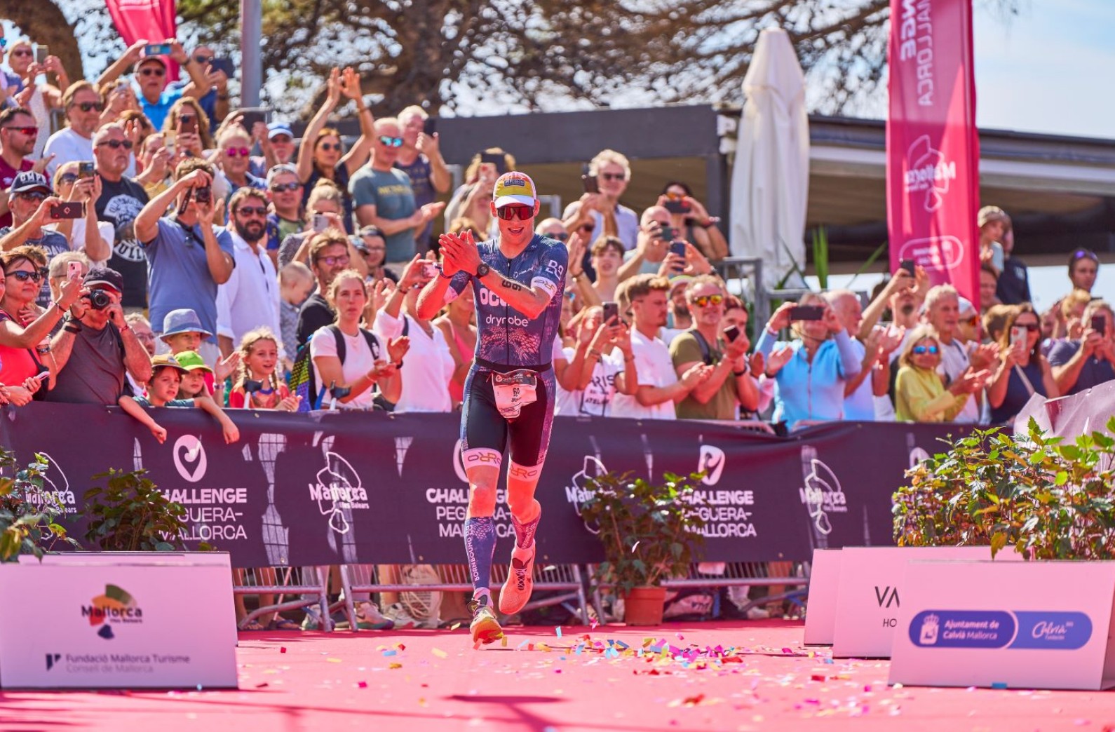 Imagen de la meta en el CHallenge Peguera Mallorca