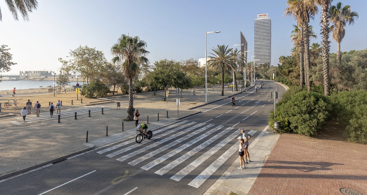 @challengefamily/ Imagen del circuito ciclista en el Challenge Barcelona