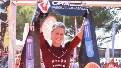 instagram/ Imagen de Cathia Schä ganando el Challenge Peguera-Mallorca 2025