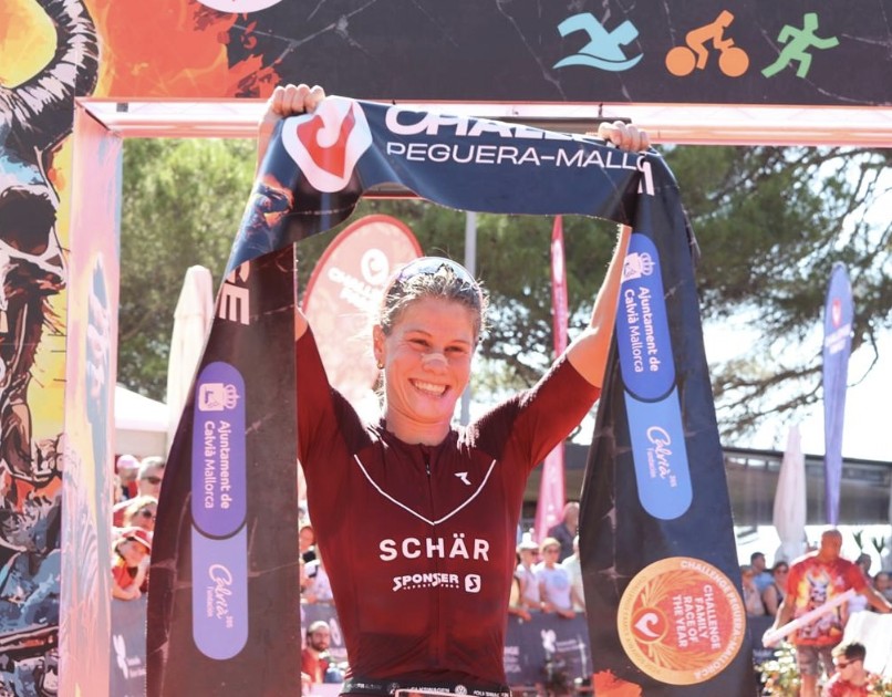 instagram/ Imagen de Cathia Schä ganando el Challenge Peguera-Mallorca 2025