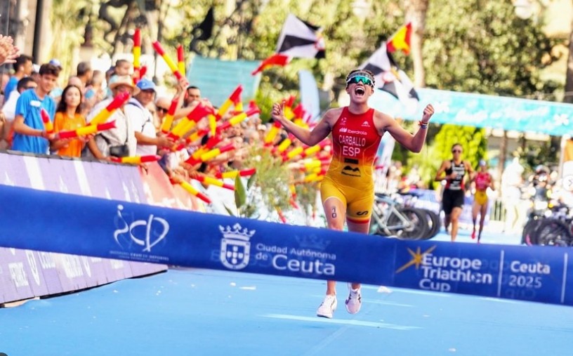 @FETRI/ Ana Carballo ganando en Ceuta