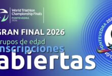 Cartel de apertura de inscripciones Gran Final WTCS Pontevedra 2026
