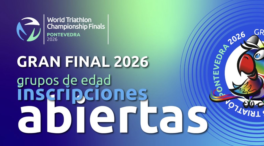 Cartel de apertura de inscripciones Gran Final WTCS Pontevedra 2026