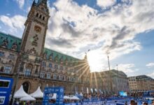 @worldtriathlon/ Imagen de los boxes en Hamburgo