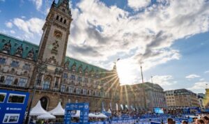 @worldtriathlon/ Imagen de los boxes en Hamburgo