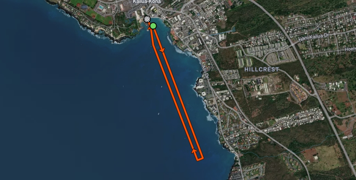 Los recorridos del Mundial IRONMAN Kona 2025 - Actualidad Circuito de Natación del IRONMAN Hawaii 2025