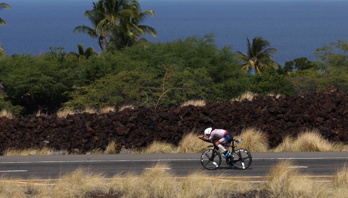 @gettyimages( Imagen de un triatleta en el IRONMAN Hawaii