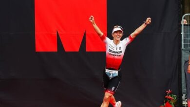 @ironman/ Julie Derron ganando el IRONMAN Vitoria