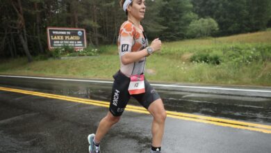 @gettyimages/ Marta Sánchez compitiendo en un IRONMAN