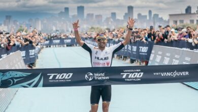 @t100/ Imagen de la meta en una prueba del T100