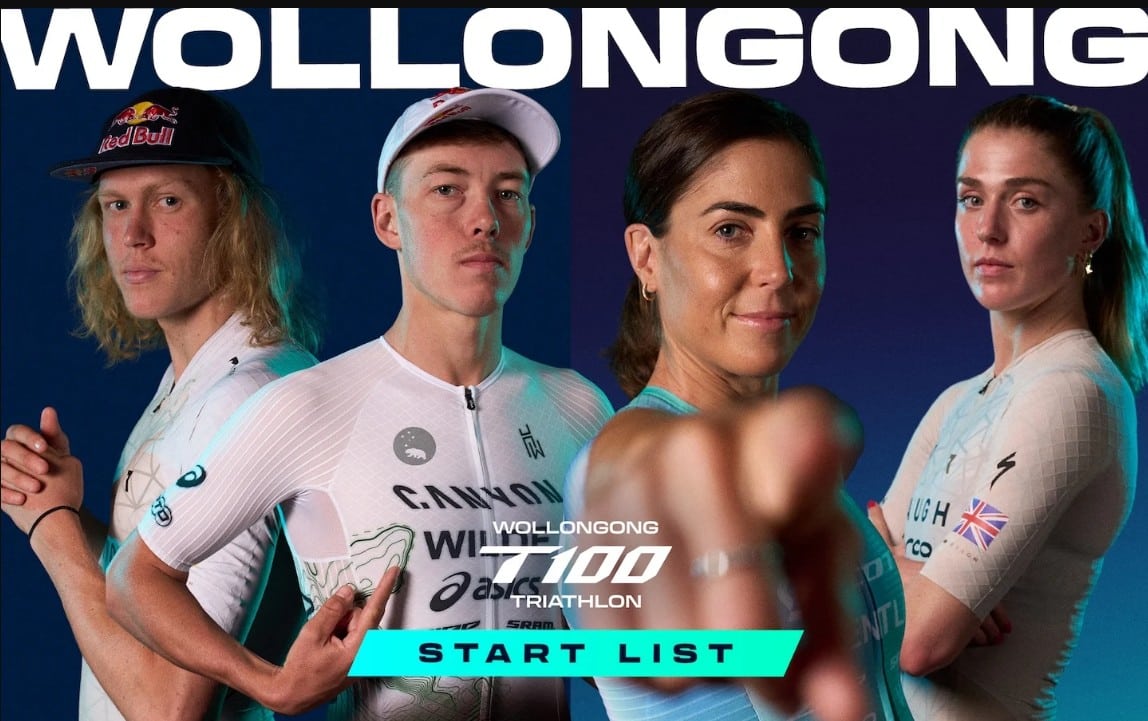 Wilde y Gentle encabezan el Wollongong T100 Triathlon 2025