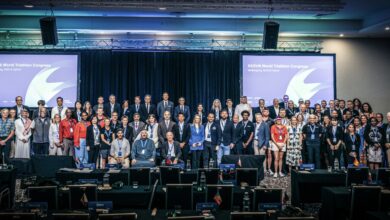 @owrldtriathlon/ Image de familia del XXXVIII Congreso de World Triathlon,