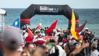 @gettyimages/ Imagen de triatletas en el Mundial IORNMAN 70.3 Marbella