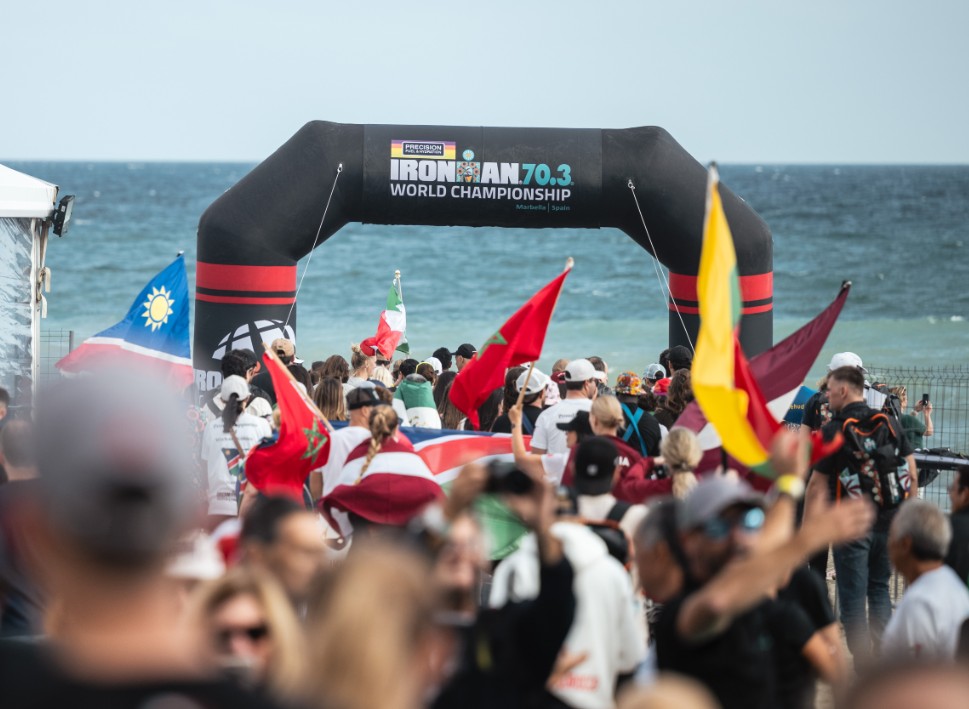 @gettyimages/ Imagen de triatletas en el Mundial IORNMAN 70.3 Marbella