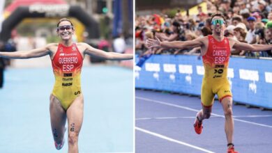 @wordltriathlon/ Los españoles Guerrero y Cantero