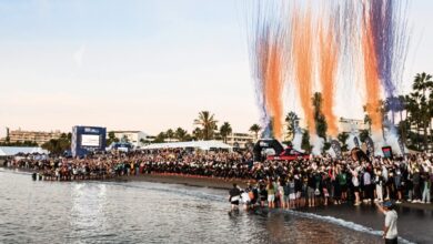 @gettyimages/ Imagen de la salida del Mundial IRONMAN 70.3 en Marbella