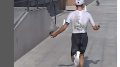 Instagram/ Haiden Wilde confuso no T100 Dubai