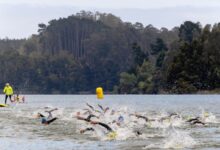 @worldtriathlon/ Imagen de la natación en una World Cup