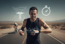 Gemini/ Imagen de un triatleta corriendo con dolor
