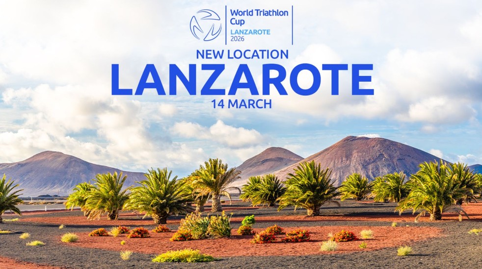 Cartel de la Copa del Mundo en Lanzarote